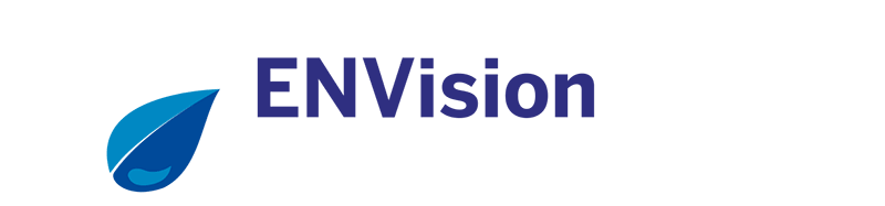 ENVision white Logo - Enhance, Nurture and Vitalize