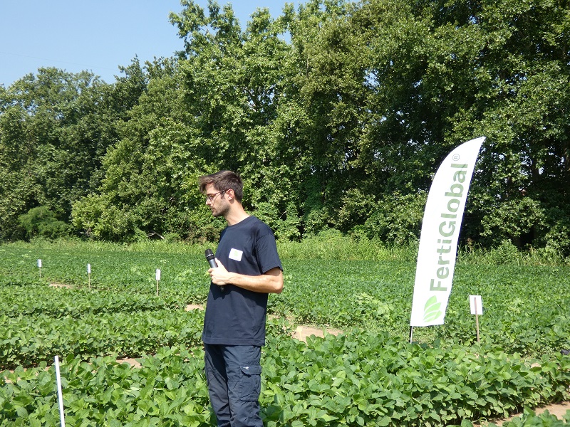EnNuVi Technology on soybean to reduce negative effects of herbicides
